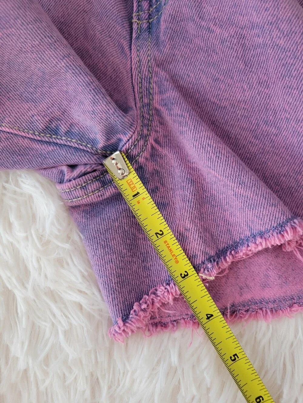 Old Navy Bundle Of 3 Pairs Denim Shorts Blue, Pink, White Girls Size 12